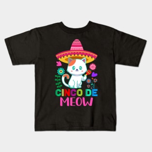 Cinco de meow, Cinco De Mayo, Fiesta de cinco de mayo design, Funny Cinco de Mayo, Cinco de Mayo Party, Cinco de Mayo Gifts, Cinco de Mayo Gift, Kids T-Shirt